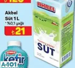 AKBEL SÜT 1L %0.1 YAĞLI AKBEL SÜT 1L %0.1 YAĞLI